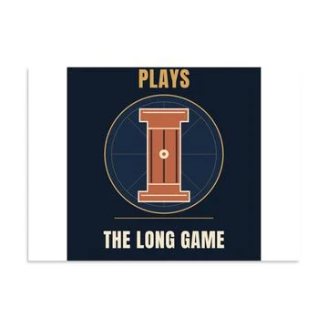 Wisdom Plays the Long Game - Matte Poster — 20×28 in